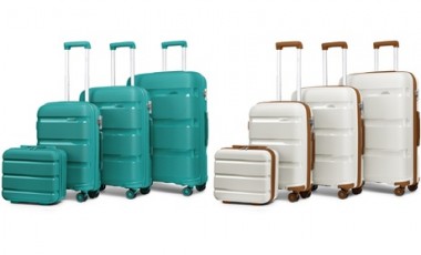 vente privée Valise rigide Kono : 24 pouces / Crème / 1