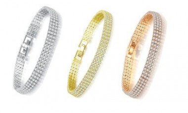 vente privée Bracelet en cristal Swarovski® avec pavé : 3 / Les 3
