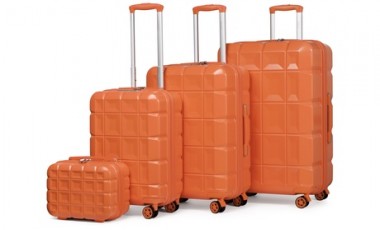 vente privée Ensemble de 4 valises oranges : 28