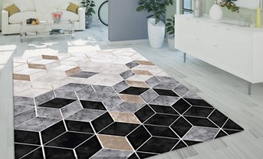 vente privée Tapis d intérieur antidérapant : 160 x 230 cm / Bleu