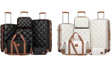 vente privée Ensemble de bagages : Valises 13 et 20 + sac de voyage / Noir et marron