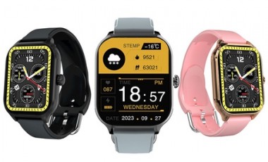 vente privée Montre intelligente étanche H9Max : Rose