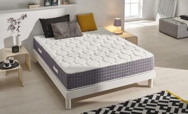 vente privée Matelas à ressorts ensachés Memory Nature 29 cm : 120 x 200 cm