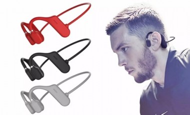 vente privée Casque de sport Bluetooth Air Bone Conduction : Rouge / x1