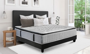 vente privée Matelas à ressorts ensachés et en mousse à mémoire de forme: Sans sommier / 160x200