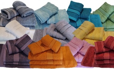 vente privée Serviette de toilette en fibre de bambou : 70 x 140 cm / Turquoise