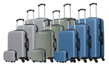 vente privée Set de 4 valises Hero Etna : Bleu doré