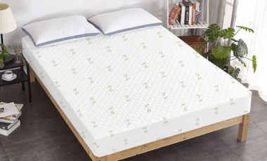 vente privée Surmatelas Udry : Aloe Vera / 140 x 200 + 30 cm