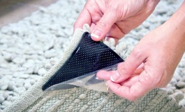 vente privée Lot de quatre supports antidérapants pour tapis : x2