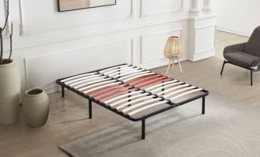 vente privée Sommier Orthoflex orthopédique renfort lombaire Sampur : 90 x 190 cm / Sans matelas