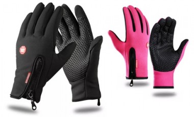 vente privée Gants softshell avec fonction tactile : 1 / Rose / L-XL