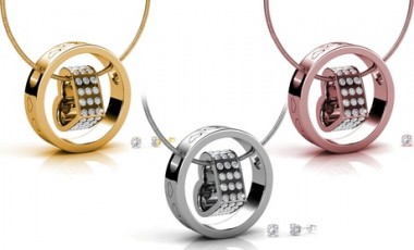 vente privée Ensemble de bijoux ornés de cristaux Swarovski® : Or / Sans boîte cadeau / x 1