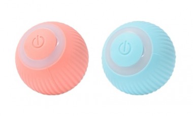 vente privée Lot de 2 jouets interactifs intelligents pour chat avec lumières LED : Rose
