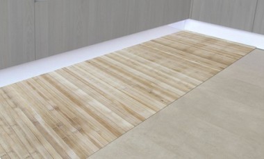 vente privée Tapis de cuisine en bambou : Bleu / 50 x 100 cm
