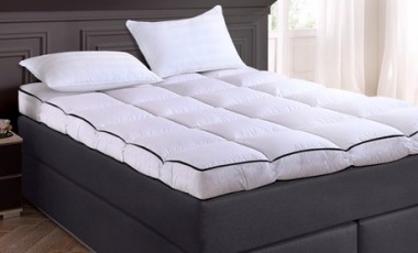 vente privée Surmatelas Plumes 12 cm : 90 x 190 cm