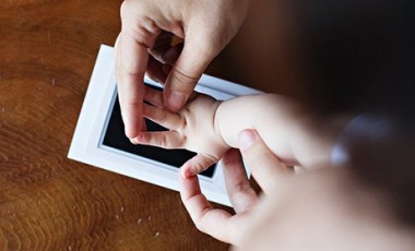 vente privée 1 2 ou 4 kits à empreinte de bébé : 2