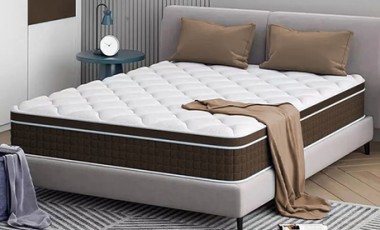 vente privée Matelas Combi 22 cm avec son surmatelas Sampur : 140 x 190 cm