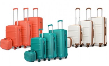 vente privée Valises Kono à 4 roues : 20 / Crème