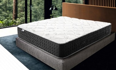 vente privée Matelas Luxury Literie Sérenité 27 cm à ressorts ensachés : 140 x 190 cm / Sans oreiller