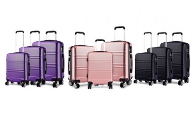 vente privée Valise à roues pivotantes : Grand format / Violet