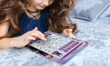 vente privée Tablette éducative Lexibook La Reine des Neiges en anglais et français : 1