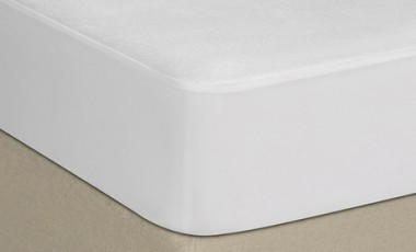 vente privée Protège-matelas imperméable avec dessus en tissu éponge : 60 x 120 cm