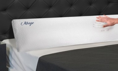 vente privée Traversin Mirage à mémoire de forme anti-transpirant de Sampur : 135 x 35 x 12 cm