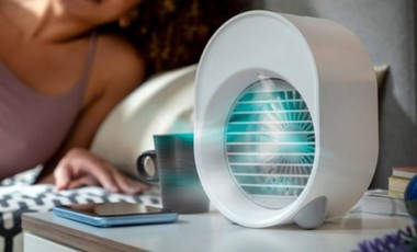 vente privée Mini ventilateur Koolizer humidificateur d InnovaGoods : 1