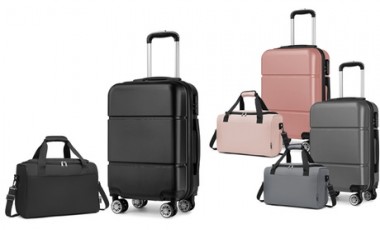 vente privée Ensemble valise cabine et sac de voyage : Bleu marine