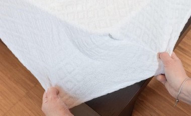 vente privée Protège-matelas en éponge : Lit simple