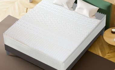 vente privée Surmatelas Nupsia mémoire de forme : 160 x 200 cm