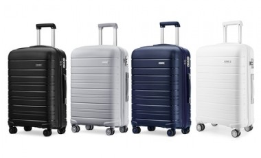 vente privée Valise Kono avec serrure TSA : 24 pouces / Bleu marin