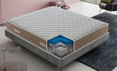 vente privée Matelas hybride avec gel 13 zones : 180 x 200