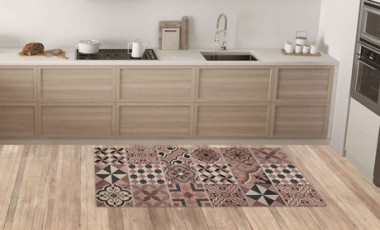 vente privée Tapis de cuisine anti-dérapant : 57 x 140 / Vert cendré