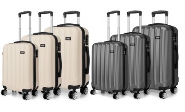 vente privée Set de valises Kono au choix : 1 / 28 / Beige