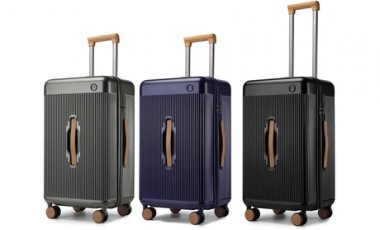 vente privée Valise 24 pouces : Noir et marron