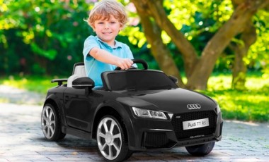 vente privée Voiture électrique pour enfant mini Audi TT RS : Rouge