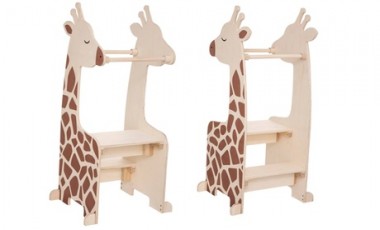 vente privée Tour d observation en forme de girafe en pin 40 x 40 x 100 cm