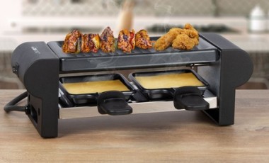 vente privée Grill raclette pour 2 personnes Clatronic