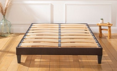 vente privée Sommier kit gris : 200 x 200 cm