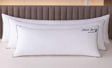 vente privée Traversin et oreillers Sampur en option : 137 x 40 cm / Sans oreillers