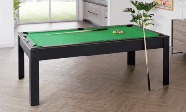 vente privée Billard Ambiance : Bois gris / Tapis rouge