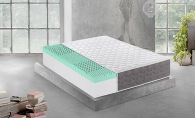vente privée Matelas à mémoire de forme sur base de mousse d eau 11 zones : 80 x 200 cm