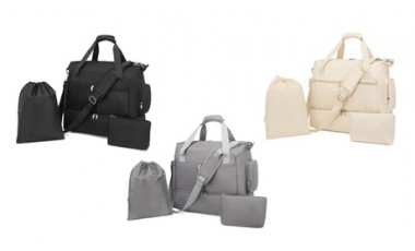 vente privée Ensemble de 3 sacs de voyage imperméables Kono : Beige
