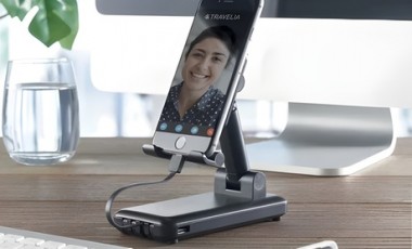 vente privée Batterie de secours de 20000 mAh avec support intégré