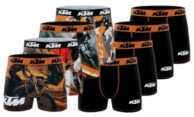 vente privée Boxers pour homme KTM : Lot de 4 / Assortiment / Taille S