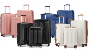 vente privée 1 ou 3 valises assorties : 1 / 20 / Beige et marron