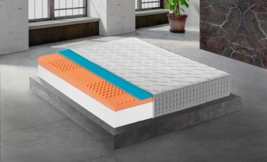 vente privée Matelas Mentor Ortopedic Med Maxi Gel mémoire de forme gel 13 zones : 90 x 200 cm