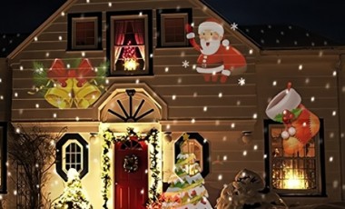 vente privée Projecteur LED 9009 de Noël pour extérieur