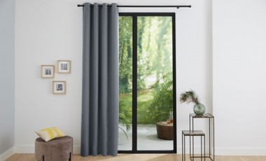 vente privée Rideau occultant thermique 140 x 260 cm : Anthracite / 2